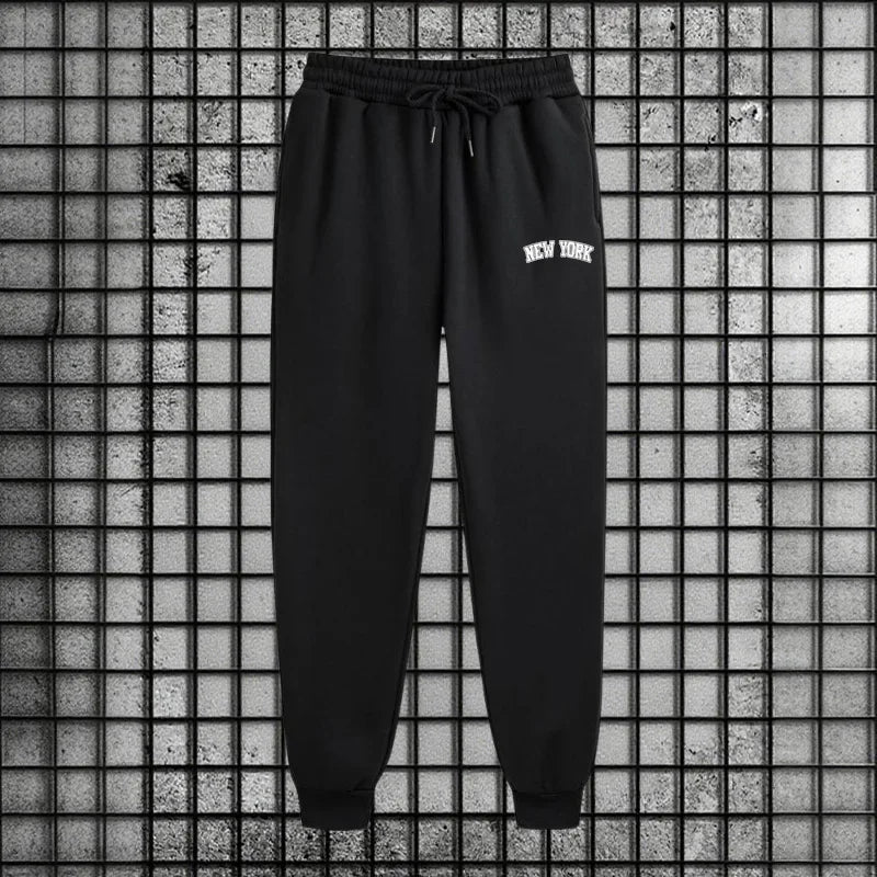 2026 Hot Sale Mens Sportswear 2pcs Set Hoodie and Sweatpants Autumn Winter Daily Casual Sporty Jogging Suit Urban Fashion Outfit - ATFH