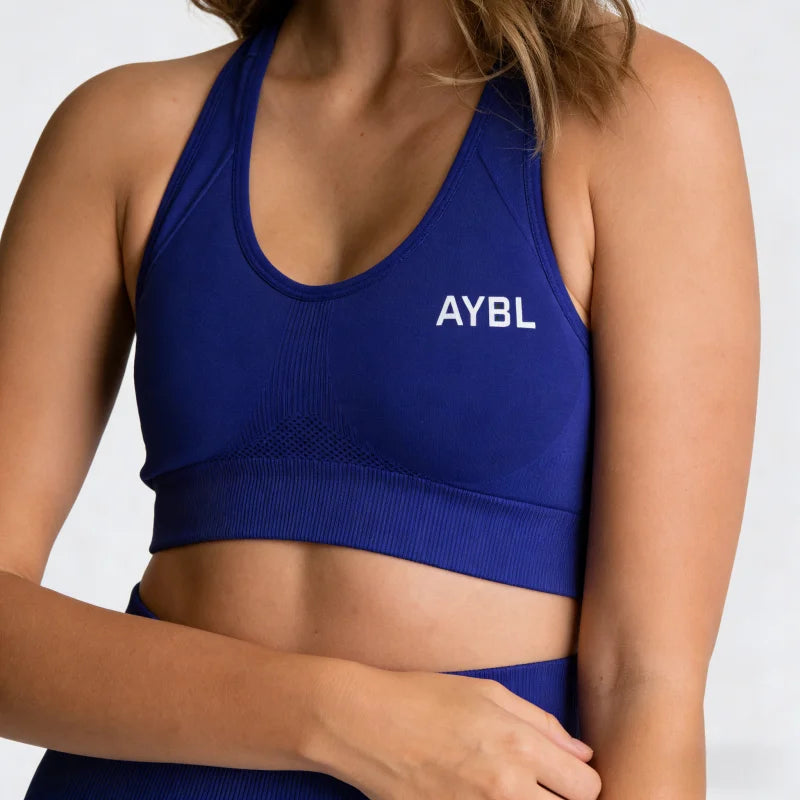 AYBL New Release Women‘s Low Ribbed Band Scrunch Seamless Yoga Pants Gym Leggings Fitness Sweat Wicking Stretch Workout Tights - ATFH