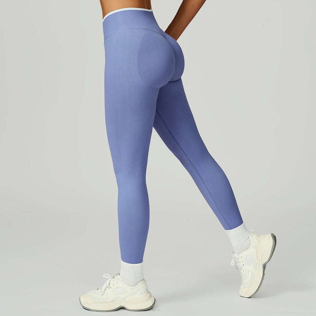 Seamless Sports Leggings Women Fitness Running High Waist Slim Yoga Pants Push Up Scrunch Butt Tights Gym Athletic Workout Pants - ATFH