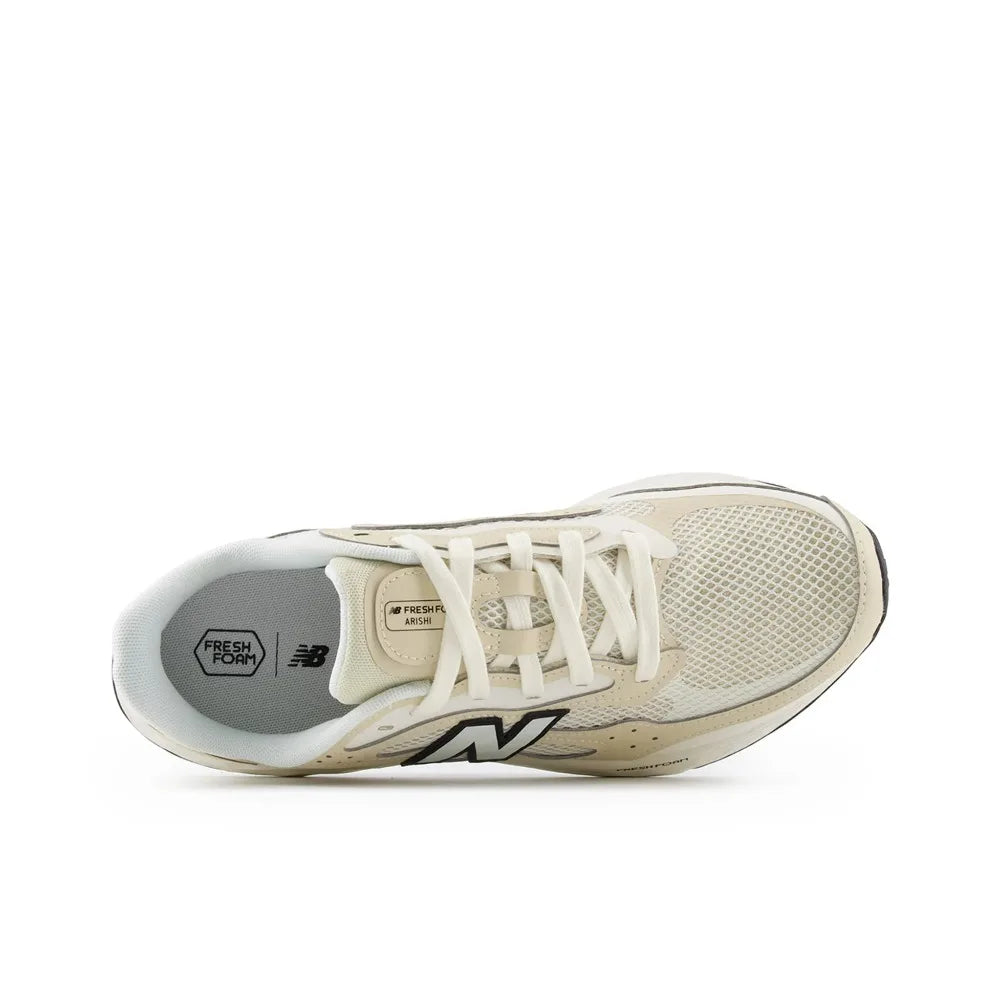 New Balance NB Fresh Foam Arishi v4 Men's Snug Lightweight Rebound Low-Top Casual Running Shoes, Off-White MARISTC4