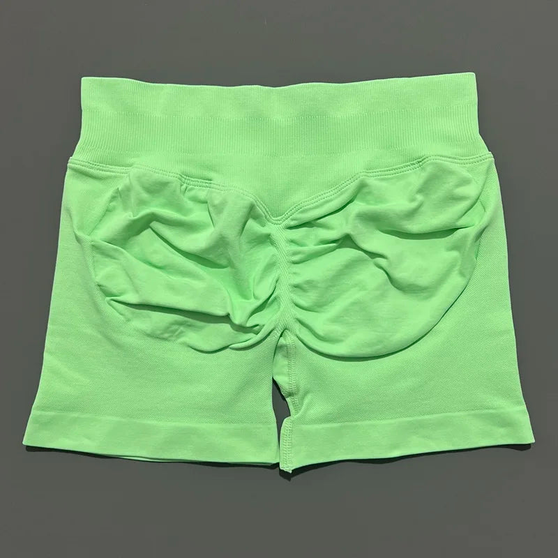 HISTELLO Impact Shorts 4.5‘’ Seamless Women Gym Sports Wear Butt Lift Fitness Short Pants Yoga Biker Running Workout Leggings