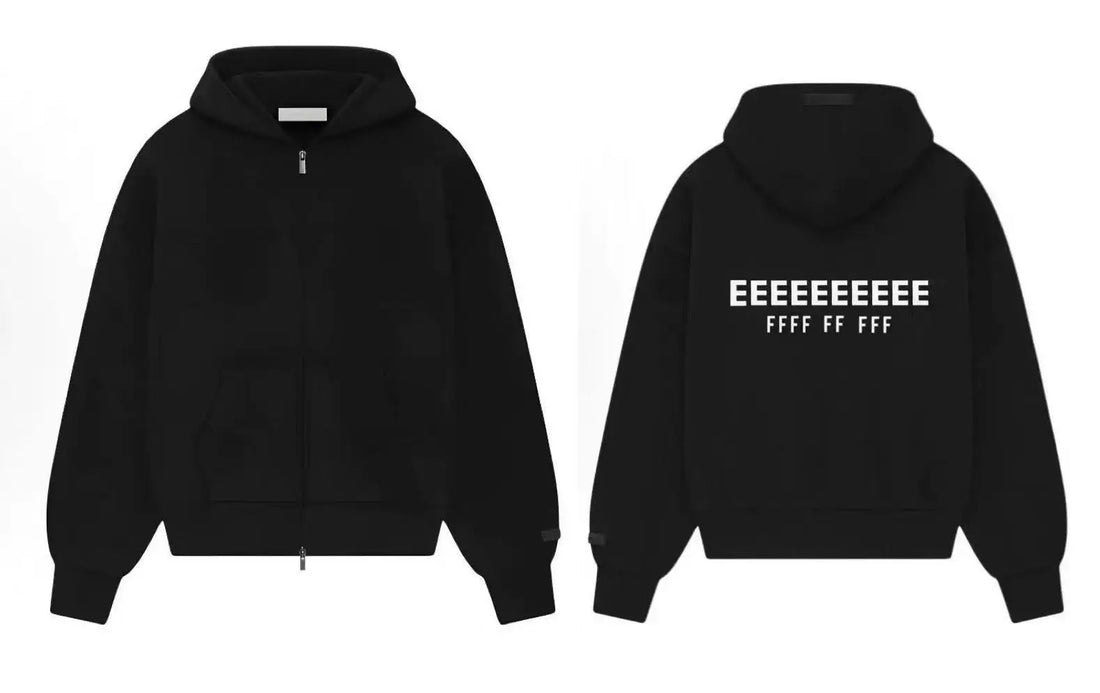 25SS Men's Oversized Hoodies Jogging Set Luxury Design Front and Rear 3D Silicone Letter Hoodie High Street Couple Coat Suit