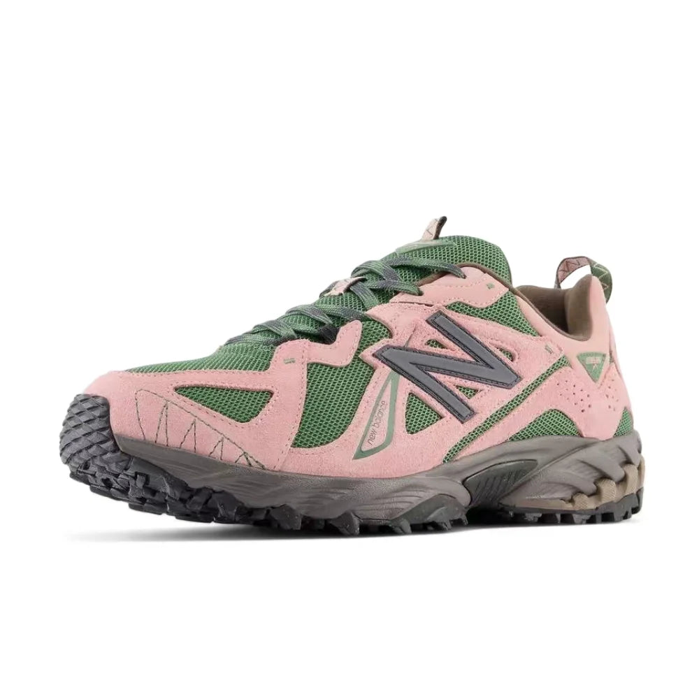 New Balance 610T Unisex Low-Top Casual Running Shoes – Pink/Green, Non-Slip Outsole, Durable & Comfortable ML610TBK