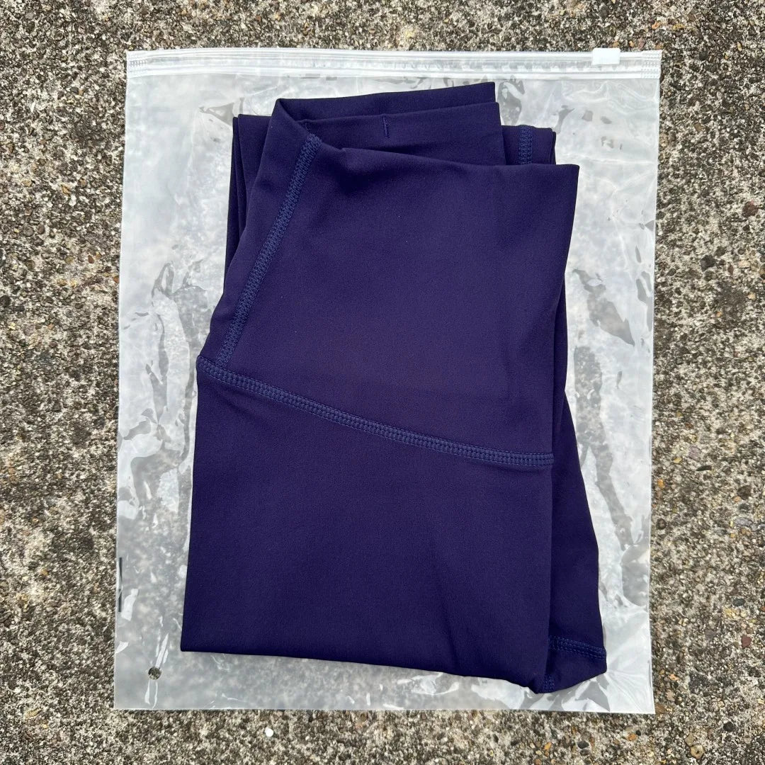 Solid Color High Waist Yoga Legging Athletic soft Women Sport Pant Tight Butter Gym Comprehensive Training Jog Back Waist Pocket - ATFH