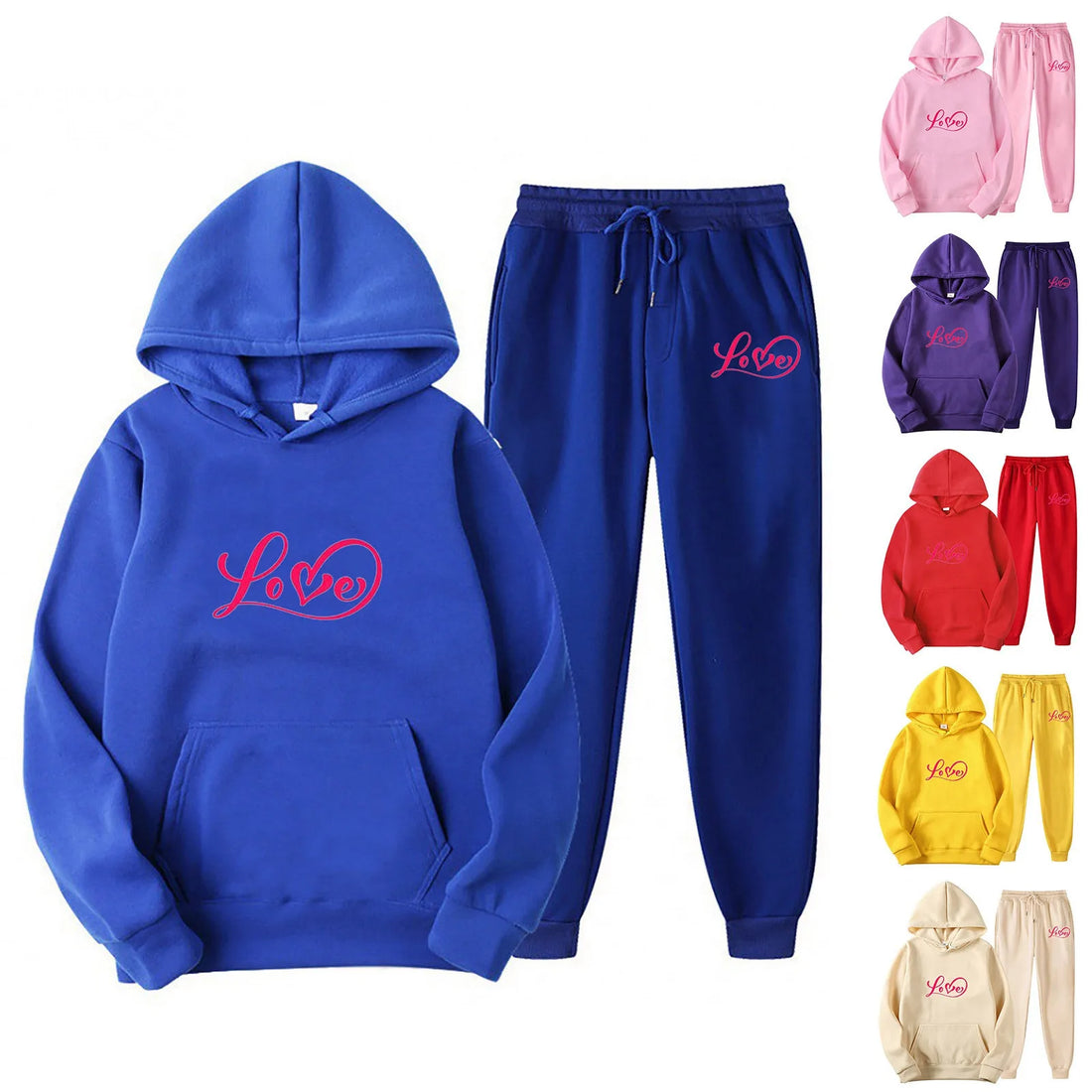 Women Letter Printed Tracksuit Long Sleeve Hoodie And Running Sweatpants Two Piece Sportswear Set Casual Fashion Athletic Outfit