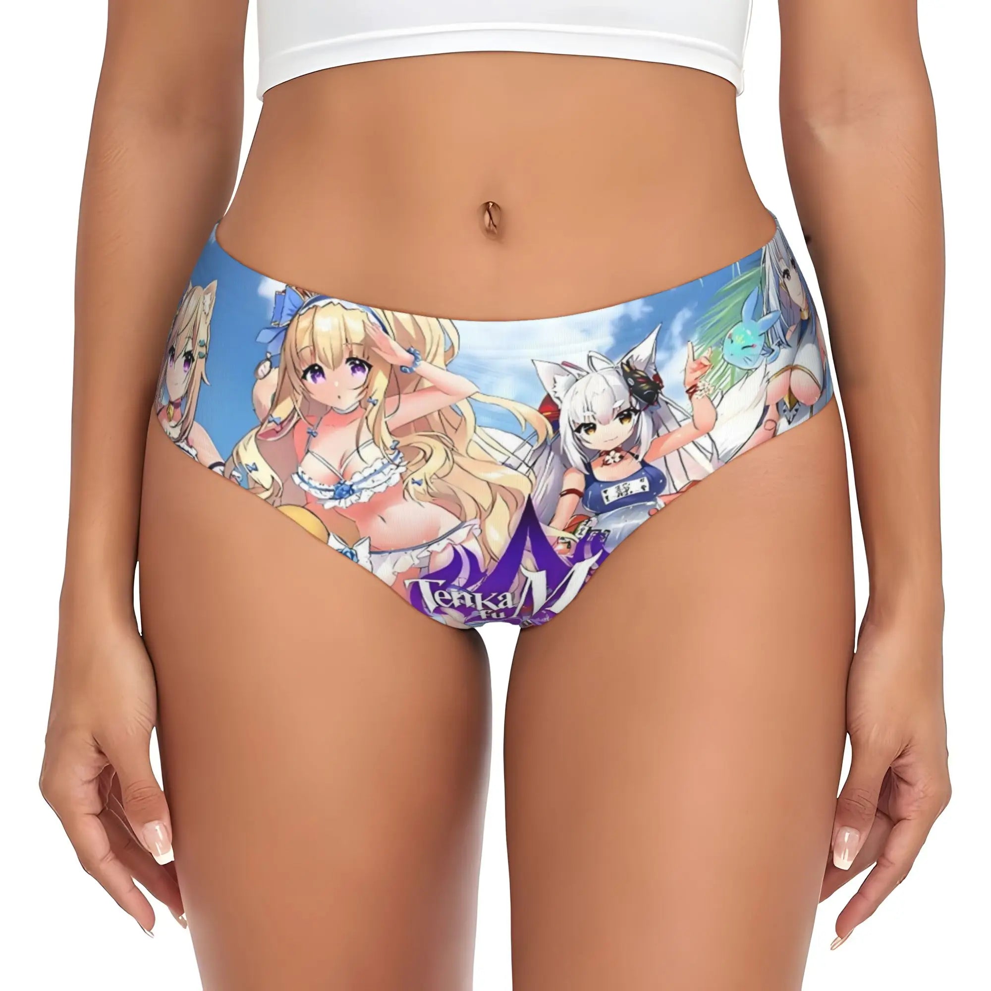 Game Japan Anime Tenkafuma  Brief Panties Women Comfort Stretch Comic  Underwear