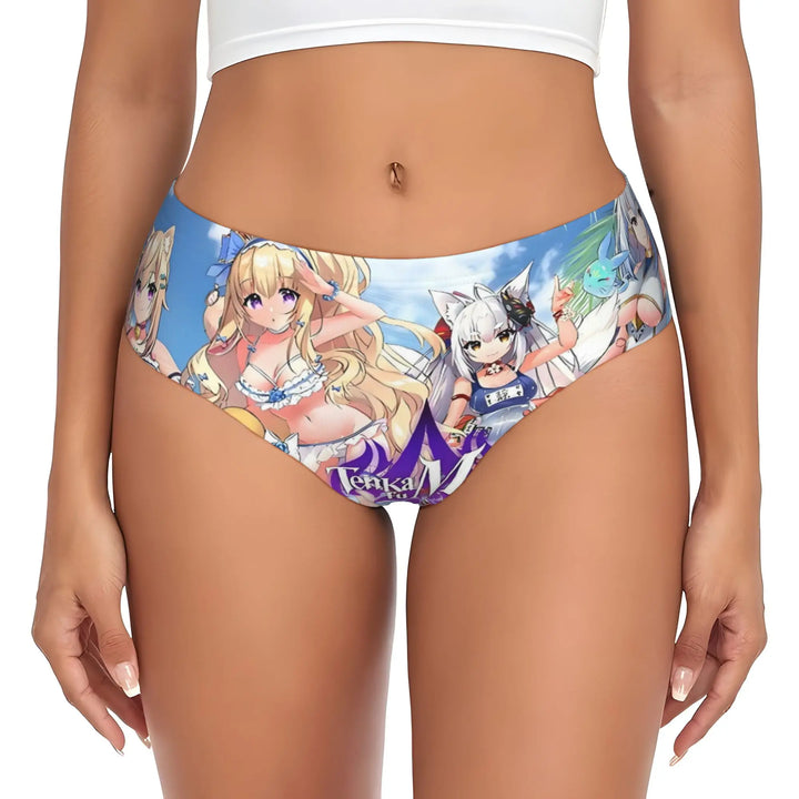 Game Japan Anime Tenkafuma  Brief Panties Women Comfort Stretch Comic  Underwear