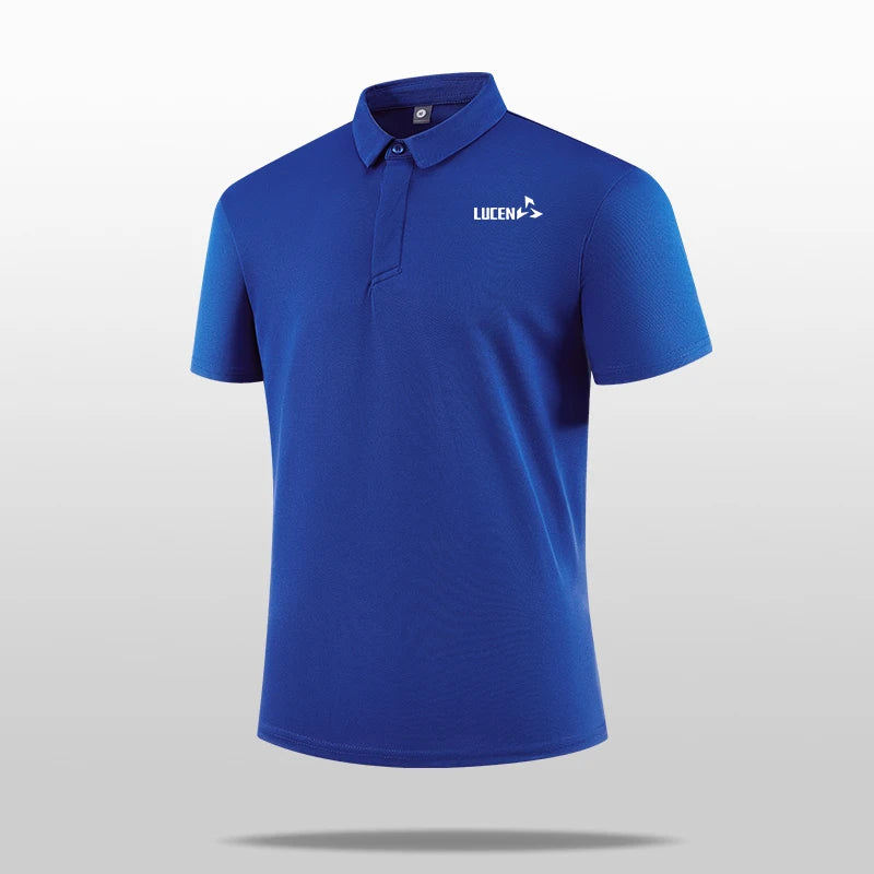 LUCEN Summer fashion high-quality POLO shirts outdoor casual sports short-sleeved T-shirts Tops Breathable Tees