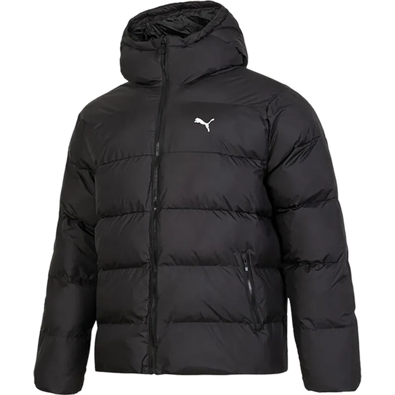 Puma Men's Cotton Padded Coat 684120-01 Winter Warm Windproof Cotton Jacket Casual Trendy Versatile Outwear