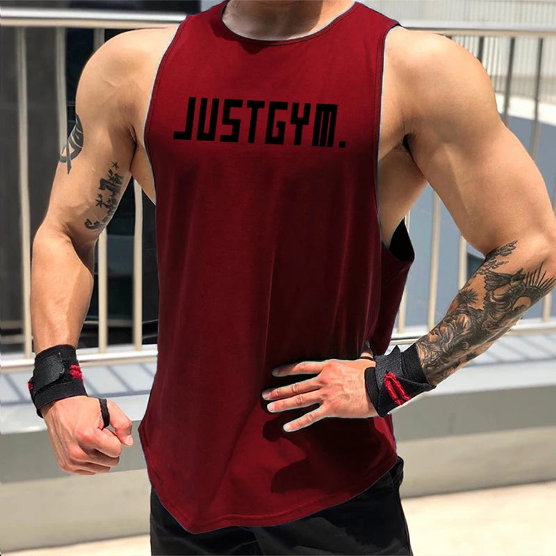 Brand Workout Sporting Stringer Clothing Comfortable Fashion Fitness Singlets Korean Gym Muscle Sleeveless Shirt Mens Tank Top