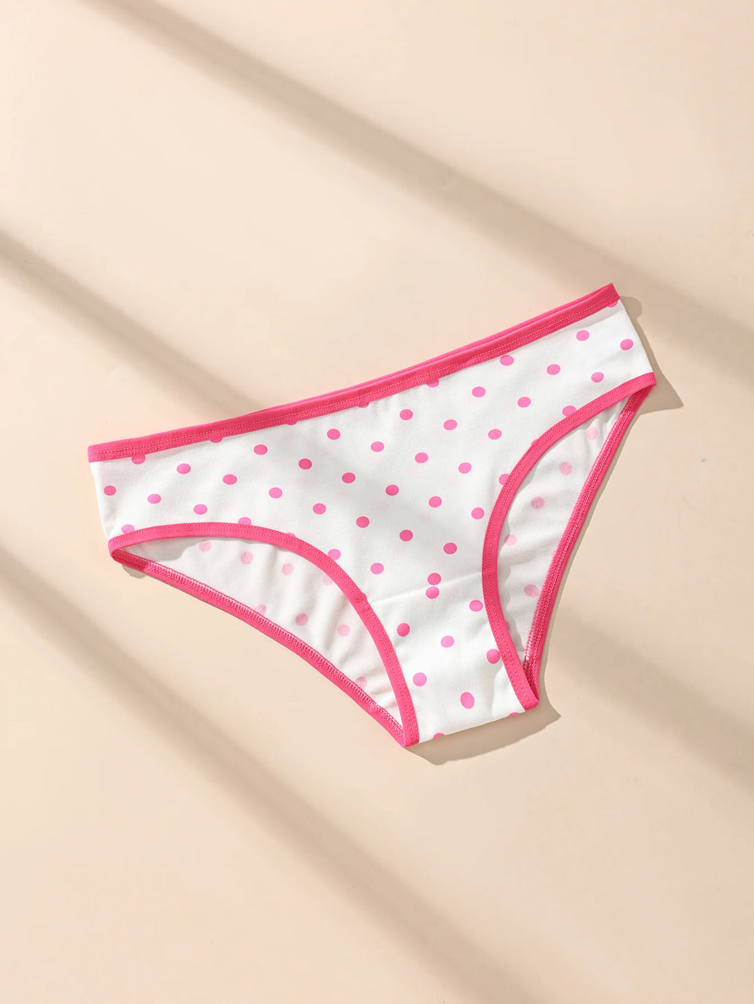 6Pcs/Set Women Panties Fashon Dot Underwear Low Waist Briefs Girls Panty Sexy Ladies Underpants Soft Female Lingerie Size S-XL
