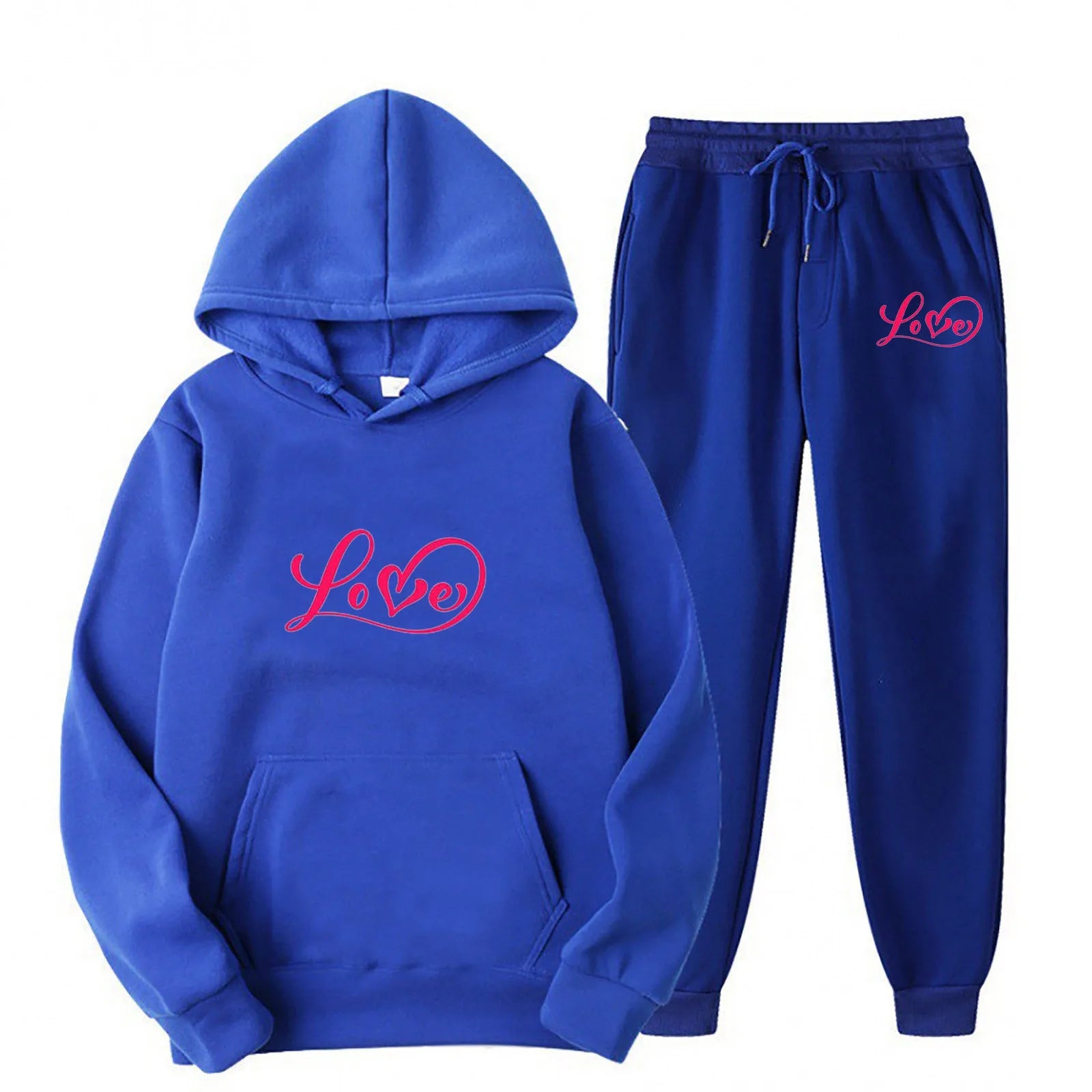 Women Letter Printed Tracksuit Long Sleeve Hoodie And Running Sweatpants Two Piece Sportswear Set Casual Fashion Athletic Outfit