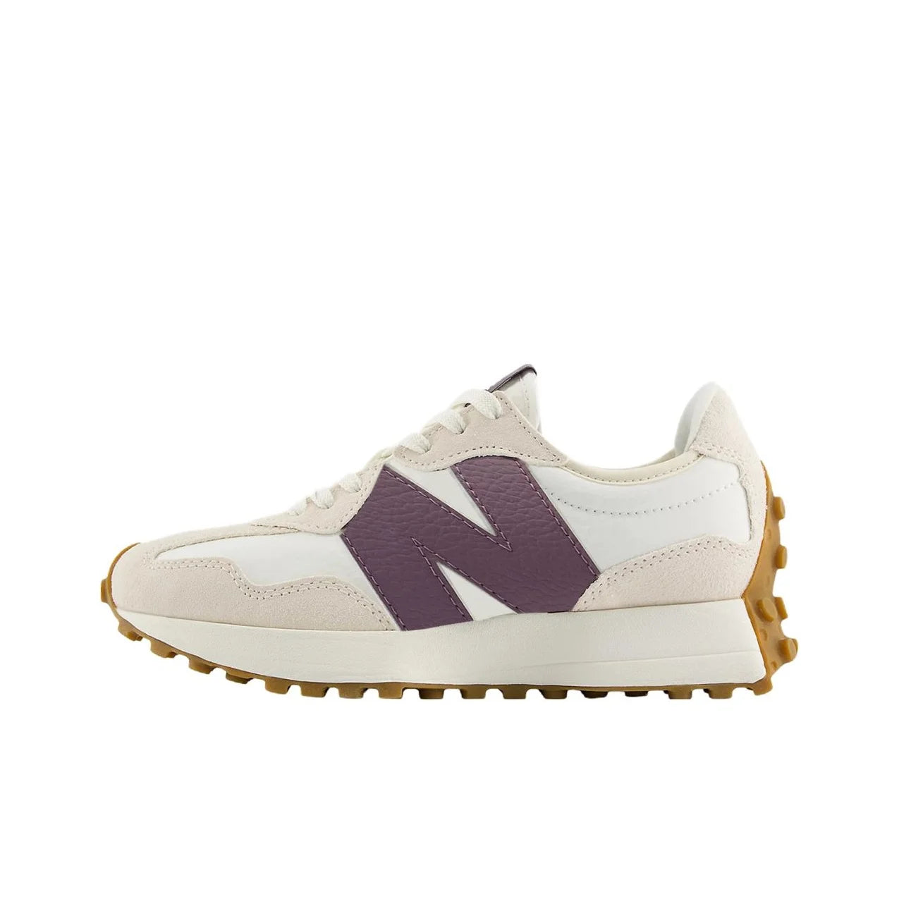 New Balance NB 327: Simple and Comfortable Low-Top Casual Running Shoes for Women in White WS327FTC