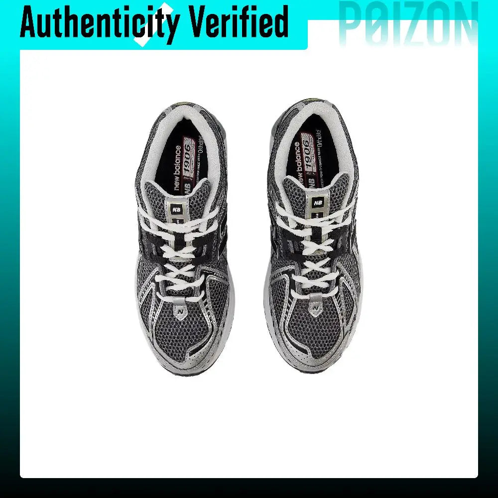 New Balance NB 1906R Comfortable Low top Casual City Commuting Running Shoes Unisex Silver Black U1906RCG