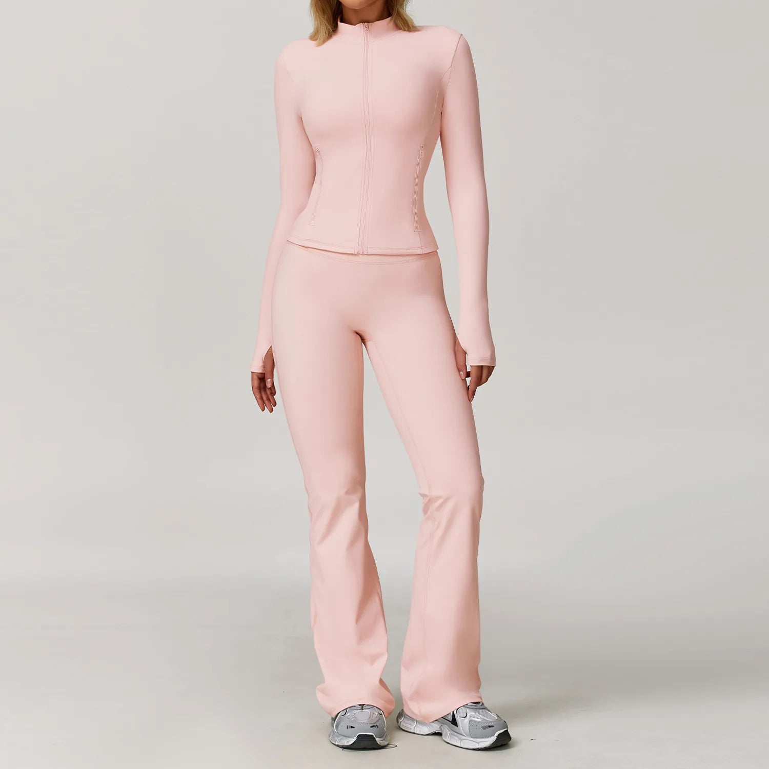 2/3PCS Yoga Suit Sports Set Gym Set Women Tracksuit Running Workout Clothes Long Sleeve Sports Bra Athletic Wear Yoga Clothing - ATFH