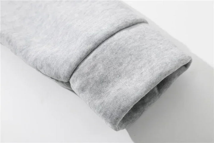 Autumn Velvet Plus Size Letter Efected Hoodie Women Man Sweatshirts Harajuku Fashion Casual Streetwear Clothing 15 Colors 411 - ATFH