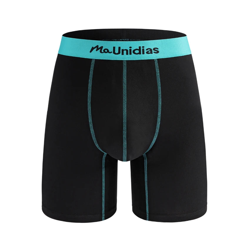 1pcs Medium-Long Men Underpants Shorts Brand Underwear For Men Boxers Sexy Print Men's Panties Letter Waistband Boxer Briefs