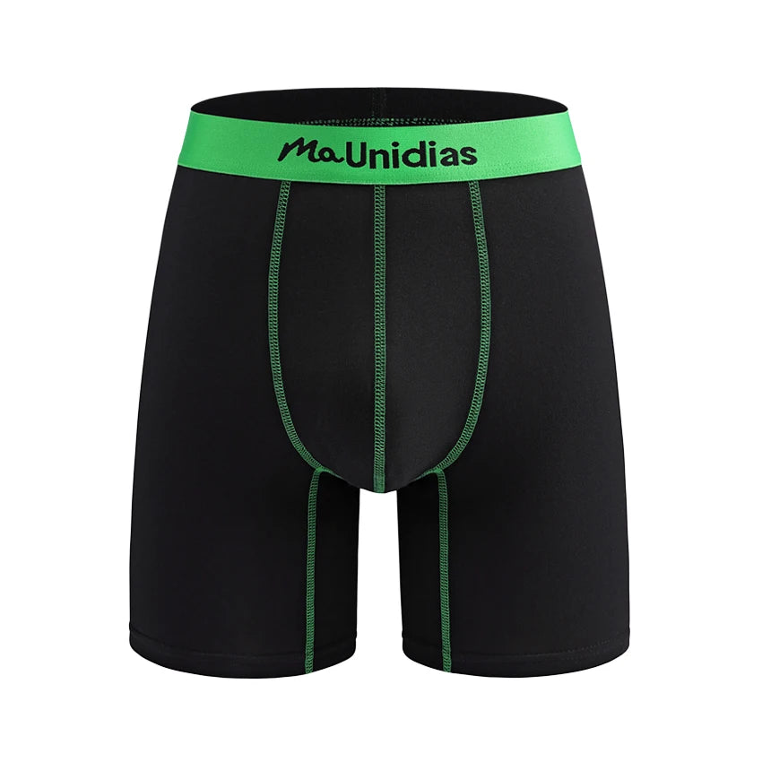 1pcs Medium-Long Men Underpants Shorts Brand Underwear For Men Boxers Sexy Print Men's Panties Letter Waistband Boxer Briefs