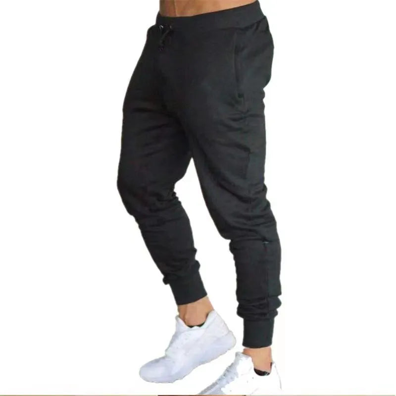 026 Men's casual pants, spring and autumn sports thin sweatpants, men's running and jogging fashionable solid color sports pants