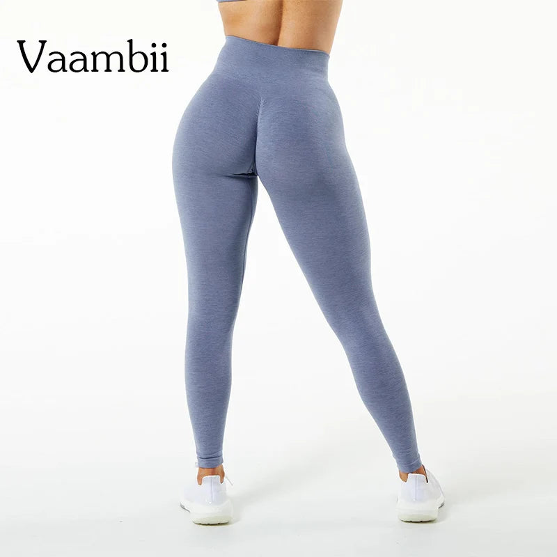 2022 Fitness Running Yoga Pants Sport Seamless Push Up Leggins Scrunch Bum Leggings Woman Gym Sports Tights Women High Waist - ATFH