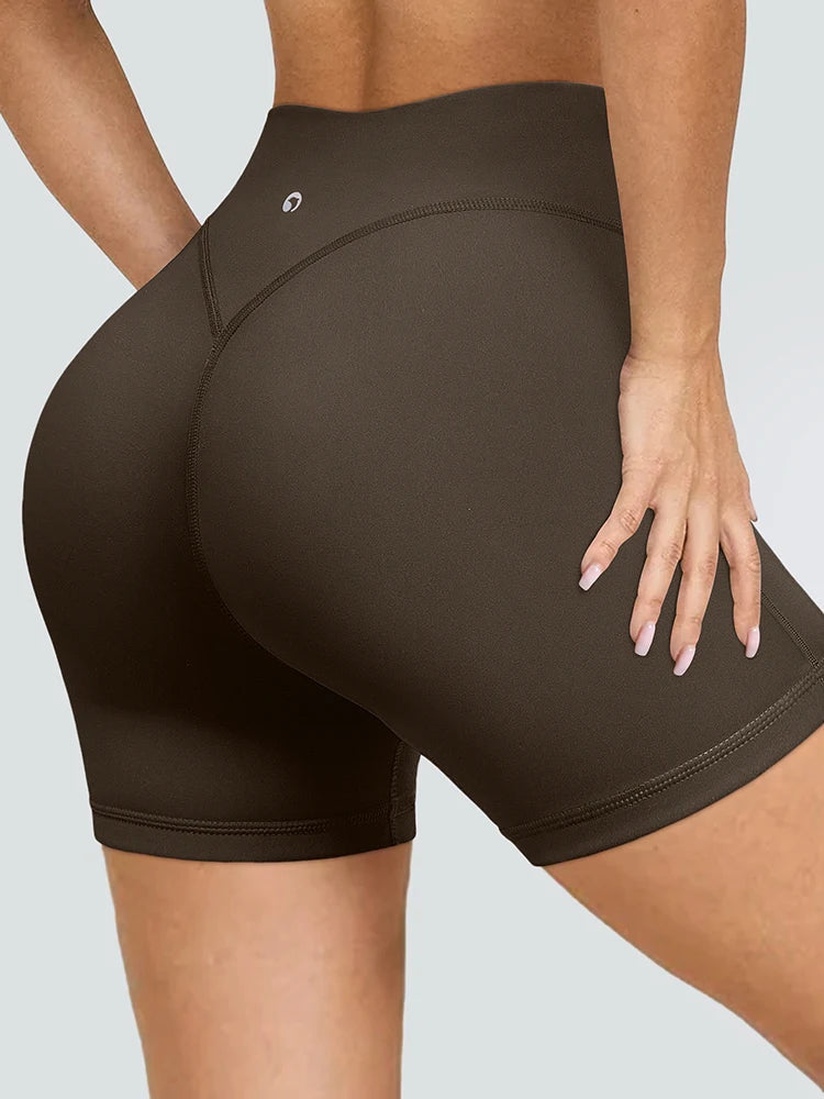 Summer Women's High-Waist Breathable Yoga Shorts High Elastic Running Tights Leggings Cycling Workout Gym Sports Shorts Tahsi Fashion House