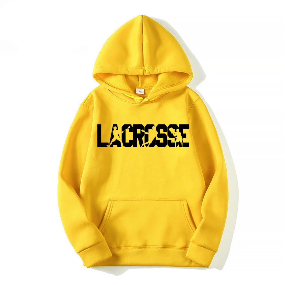 Lacrosse Hoodie Lacrosse Fan Gift Love Sport Print Sweatshirt Hoodie - ATFH