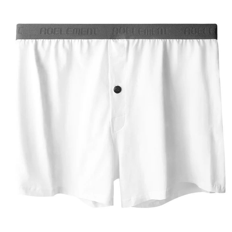 3Pcs Men's Underwear Loose Home Shorts Summer Boxer Briefs Thin Cotton Arrow Pants Large Size Four Corners Home