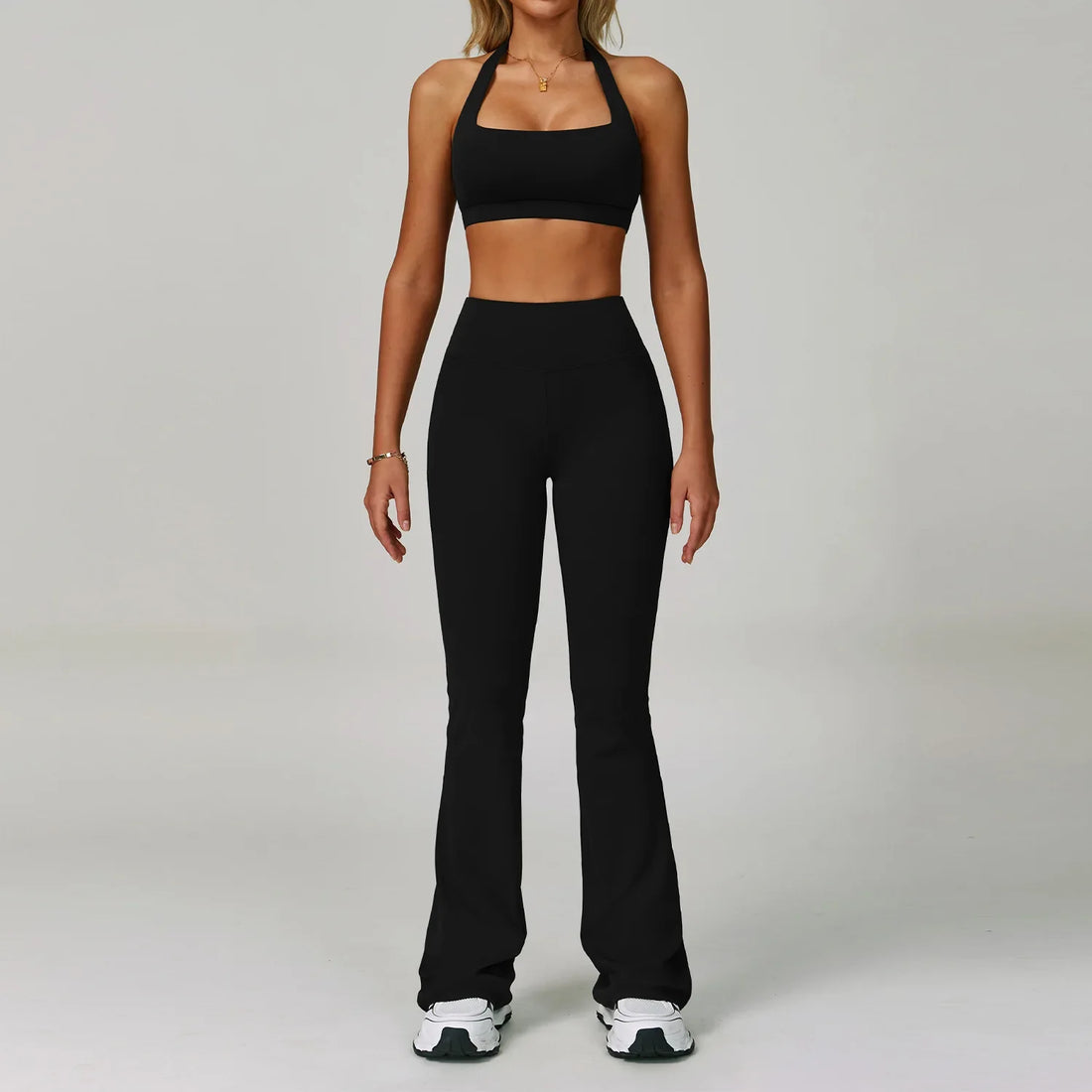 2Pcs Sets Women's Tracksuit Fitness Clothes Yoga Sets Sportswear Workout Bra High Waist Leggings Set Gym Clothing Sports Suits - ATFH