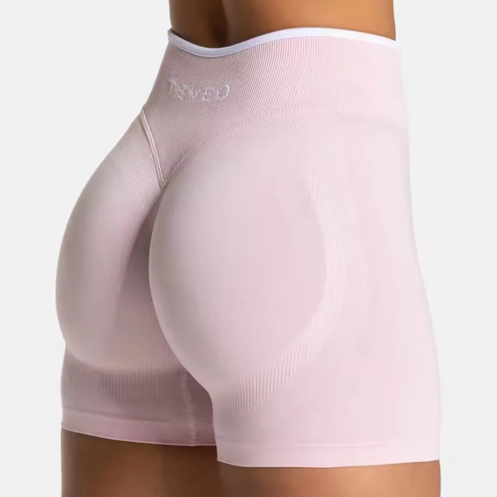 TEVEO Seamless Yoga Shorts for Outdoor Wear, Stylable Hip Lifters, Fitness & Workout Shorts Tahsi Fashion House