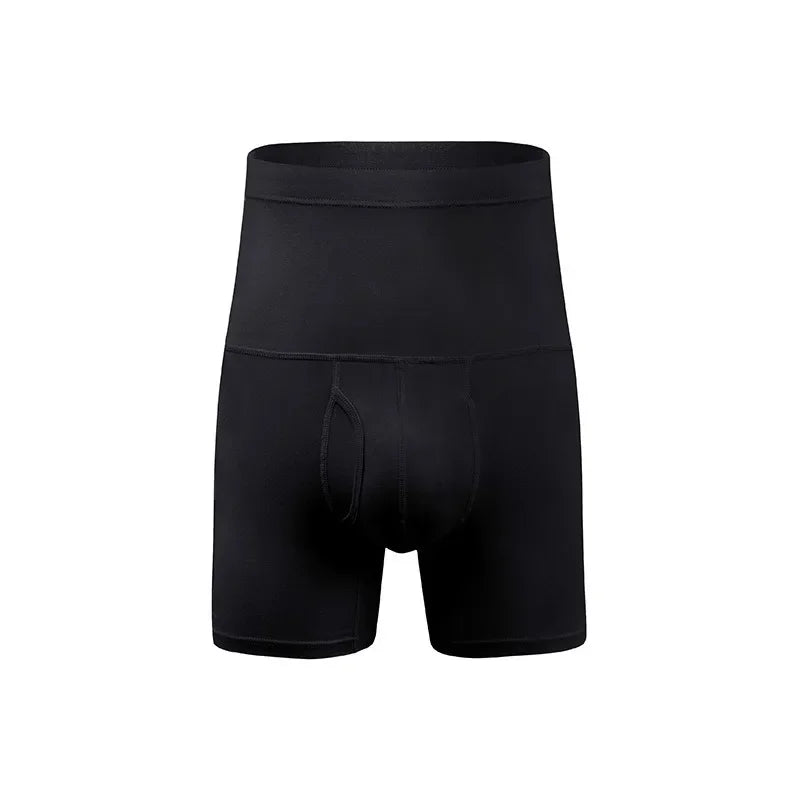 High Waist Cotton Boxers Men Abdominal 150KG Sports Bodyshape Panties Plus Size 9XL 8XL Underpants Warm Belly Protection Shorts