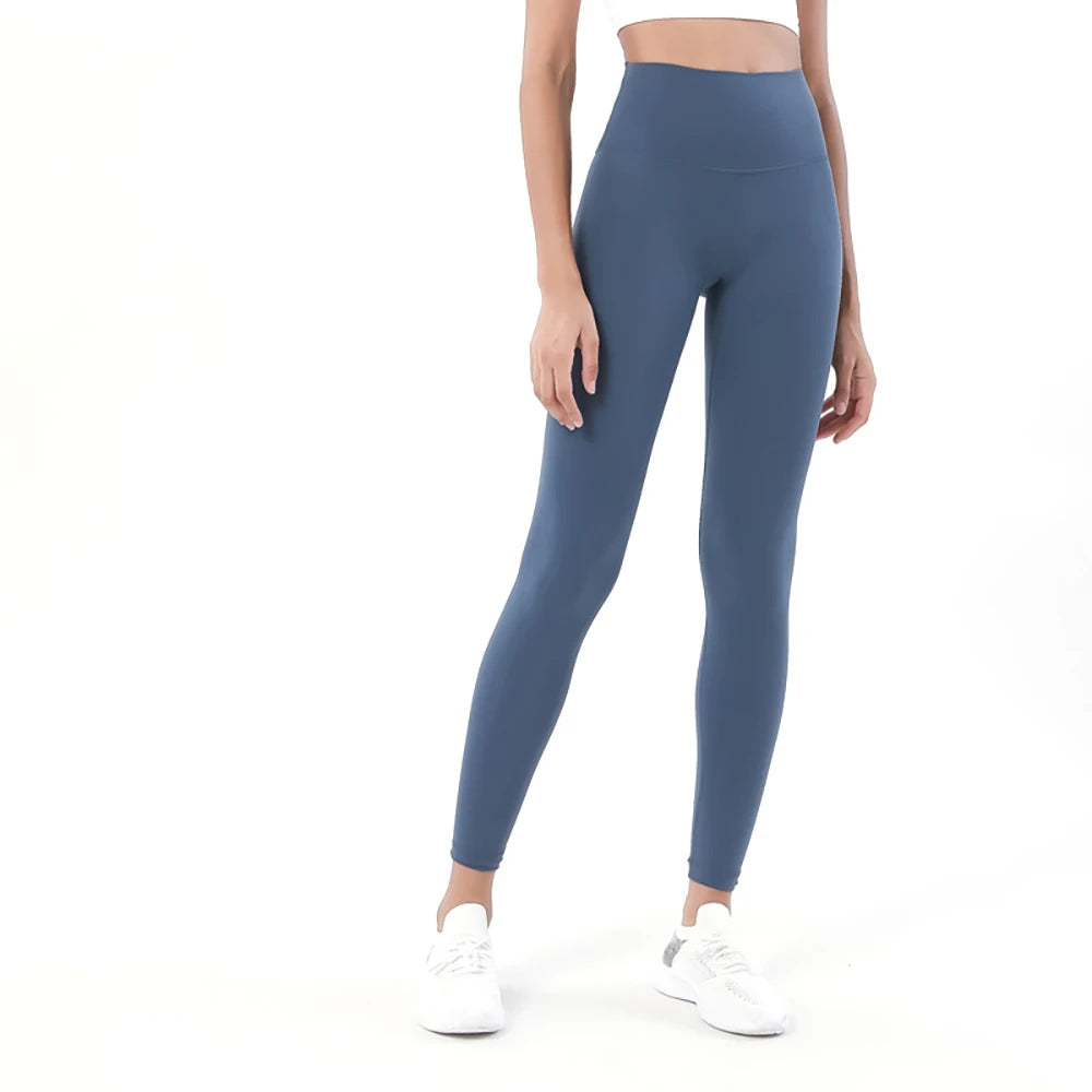 Yoga Leggings for Fitness Legging Sport Femme Back Pocket Pants Female Buttery Soft High Waist Leggins Push Up Gym Tights Women ATFH