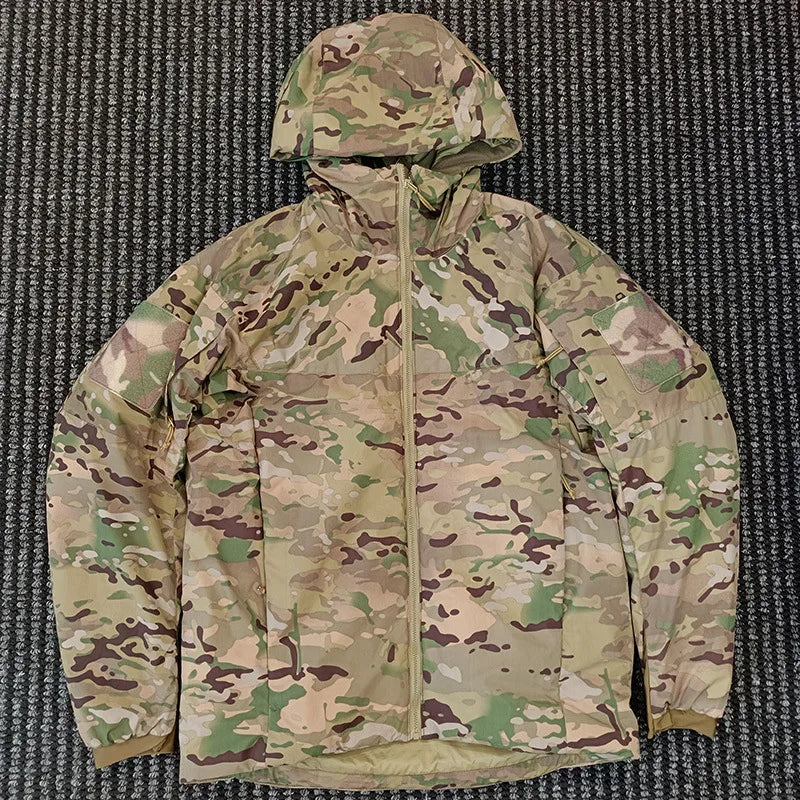 Outdoor Cotton Jacket Winter Thick Warm Tactical Hooded Jackets Outerwear Mountaineering and Hiking Clothing Windbreaker