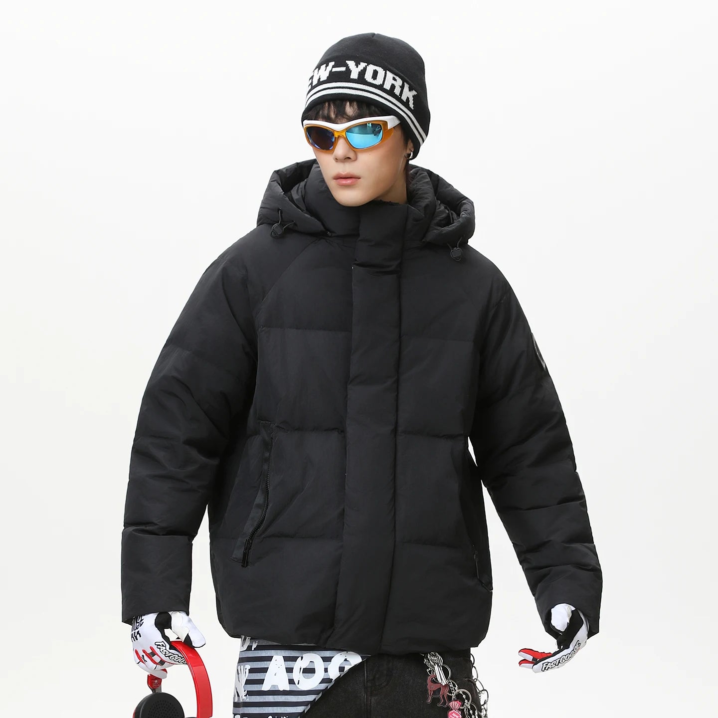 2026 Winter Style Casual Men's Hooded Down Jacket