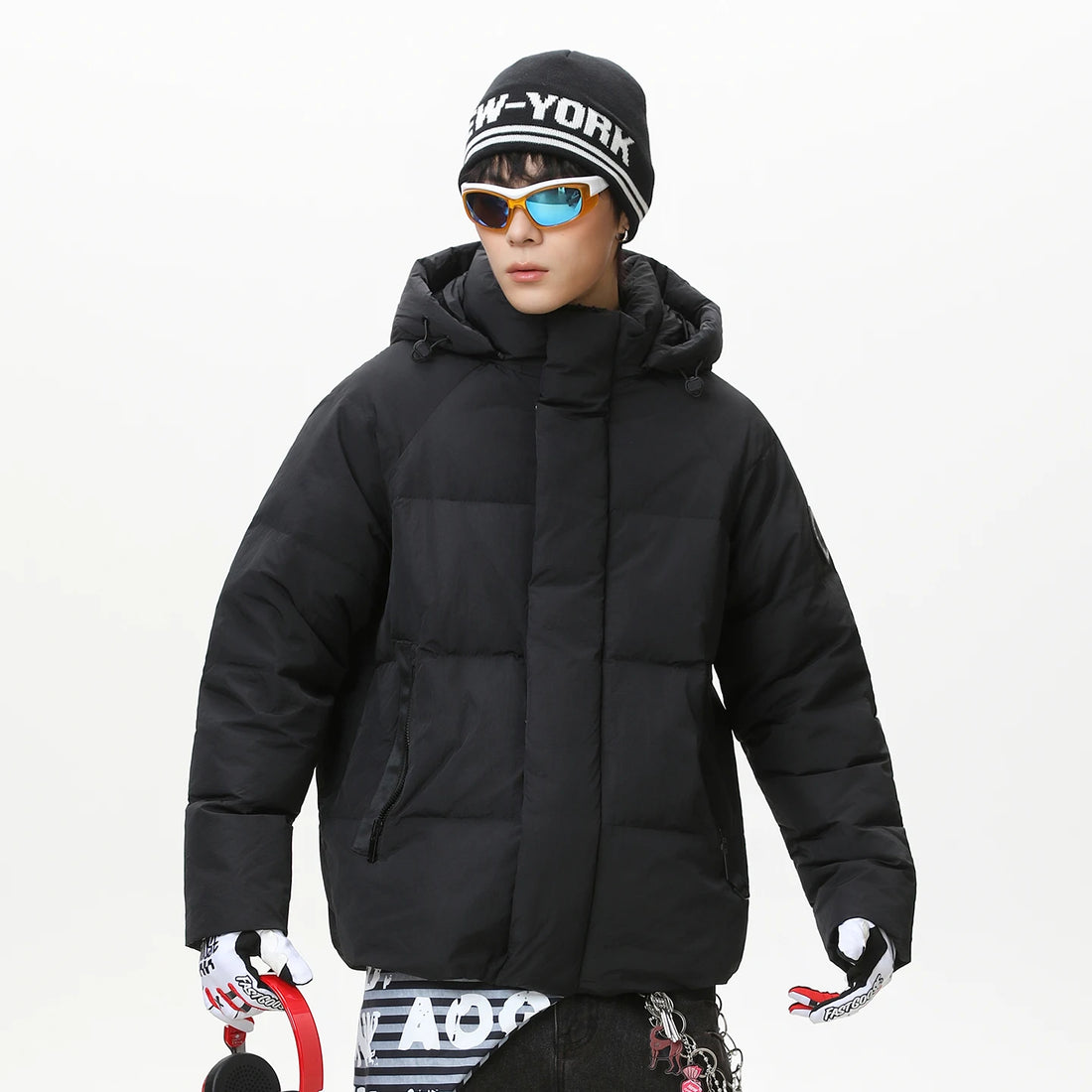 2026 Winter Style Casual Men's Hooded Down Jacket