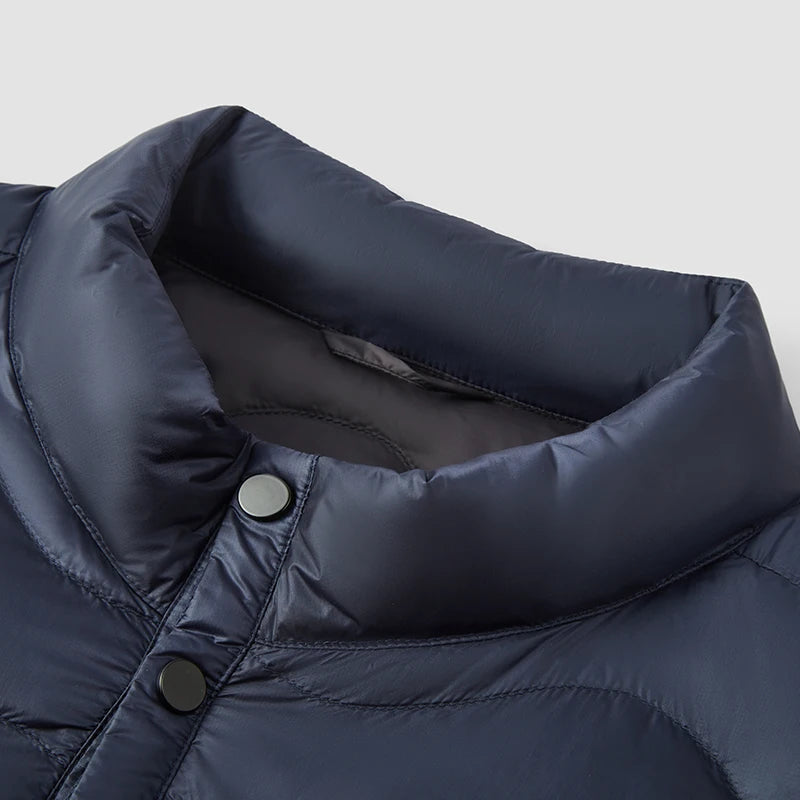 Semir Men Down Jacket 2026 Winter Cold Weather Everyday Style Outdoor Layer Warm Insulation Clean Silhouette Cold Weather Wear