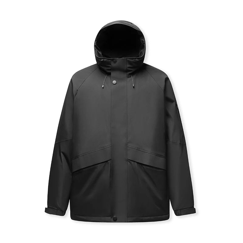 Semir Down Jacket Men Mid-Length 2026 Winter New RainproofStain-ResistantOil-Proof Windproof Loose Hooded Versatile Down Jacket