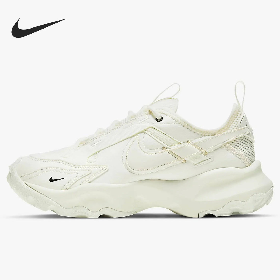 Nike Official Genuine TC Women's Height-Increasing Comfortable Breathable Running Shoes DD9682-100 ATFH