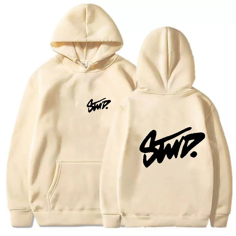 2026New Men's Hoodie Casual Fashion Pullover Sweatshirt Soft & Comfortable High-Quality Plus Size Autumn Winter Letter Print Top