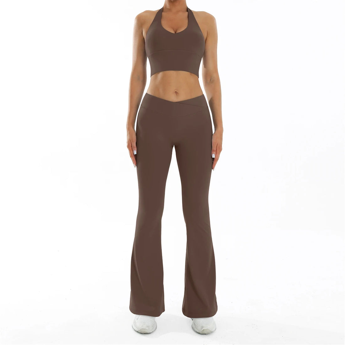 Sport Bra Gym Leggings Set Women's Tracksuit Yoga Clothing Dance Sport Set Female Training Suit for Fitness - ATFH