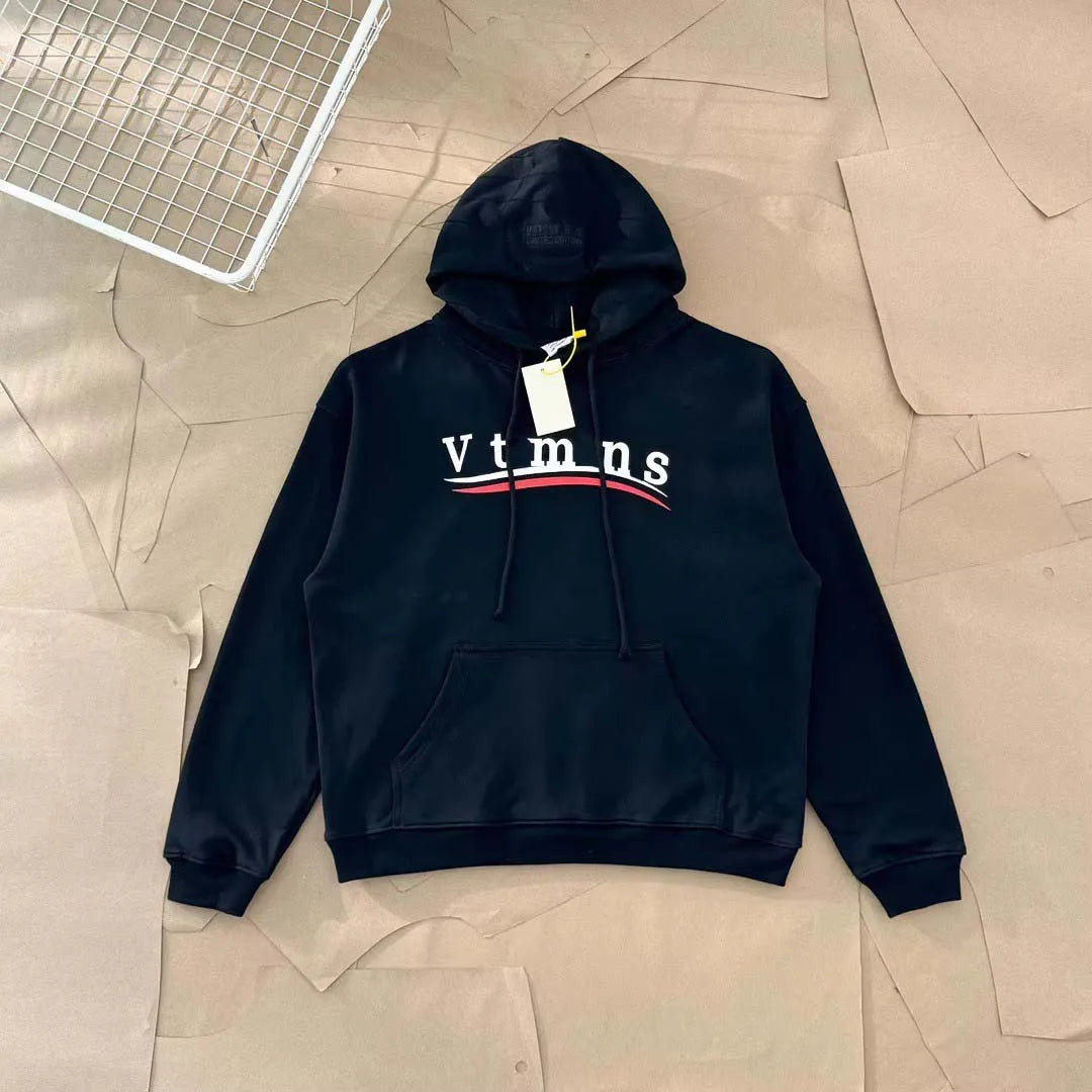 Top Grade 1_1 VT for Seasons Collection Printed Women Men Hooded Sweatshirt Hoodies OversizedMen Cotton Hoodie Pullover - ATFH