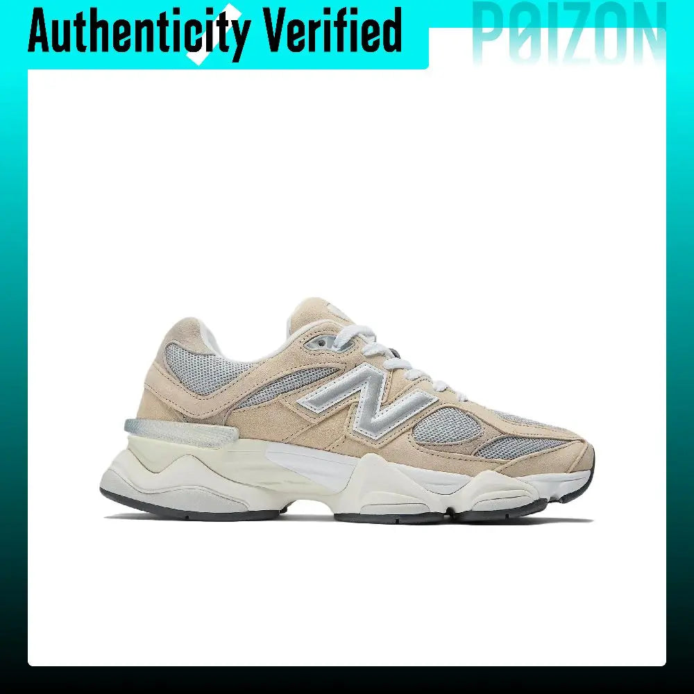 New Balance NB 9060 Running Shoes Men's Low-top Light Brown/Gray/White U9060LBD