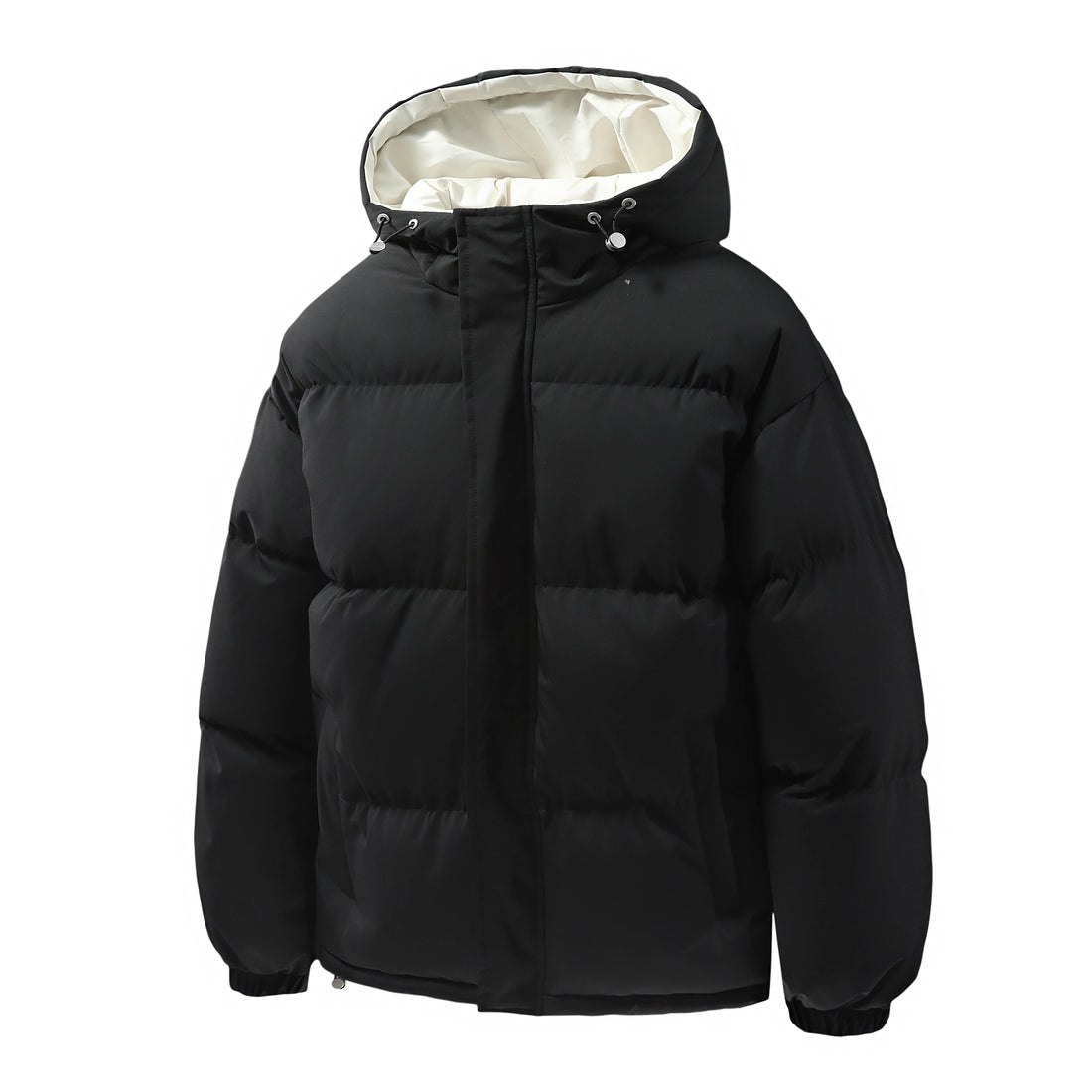 Winter Men Parkas Thick Warm Jacket Hooded Quilted Jacket Down Jacket Casual Cotton-Padded Puffer Coat Unisex Outwear