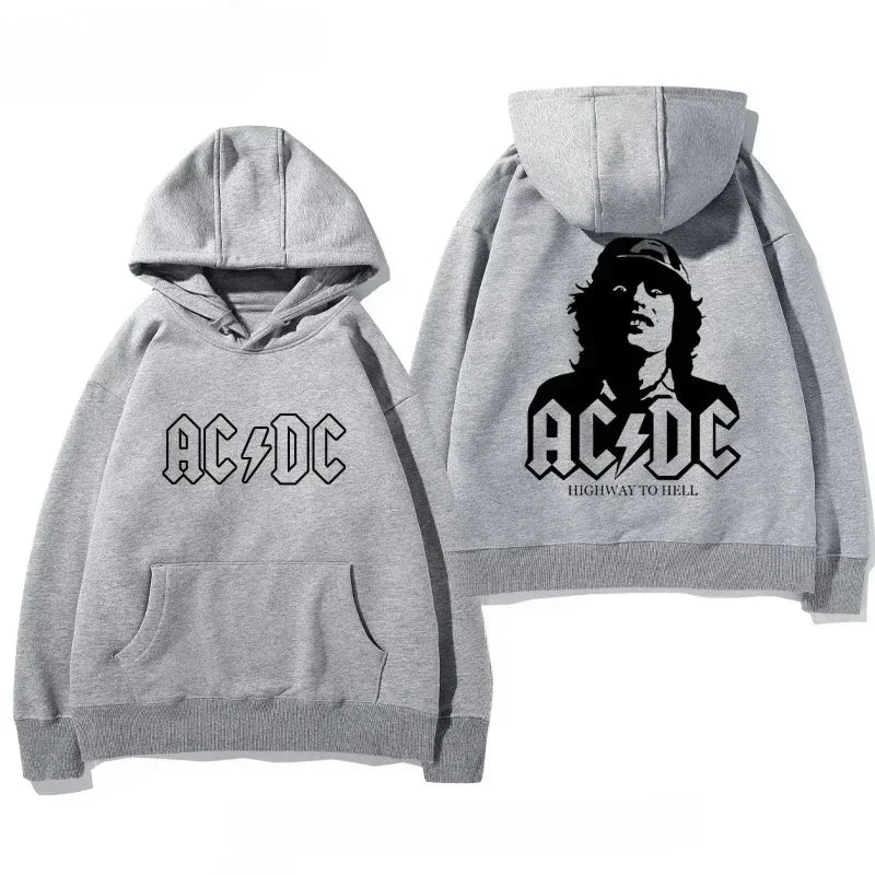 Men's hooded autumn and winter sweatshirts hooded sweatshirts casual retro long-sleeved adult sweatshirts - ATFH