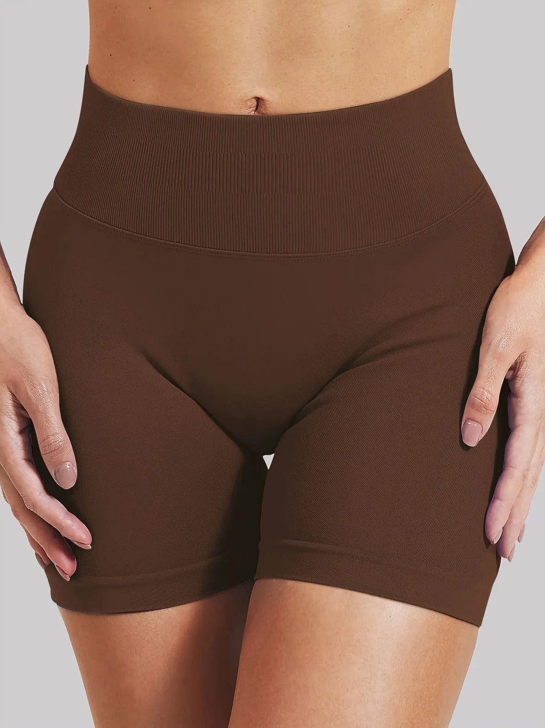 CZGUKE4.5''Shorts Seamless Low Ribbed Waistband Gym Shorts Scrunch Bum Yoga Shorts Booty High Stretch Running Bike Shorts Tahsi Fashion House