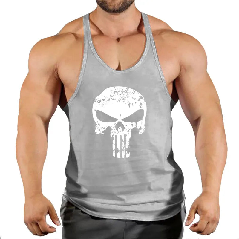 Men's Clothing Gym Vest Vests Bodybuilding Man Top for Fitness Stringer Sleeveless Sweatshirt T-shirts Suspenders Man Clothes