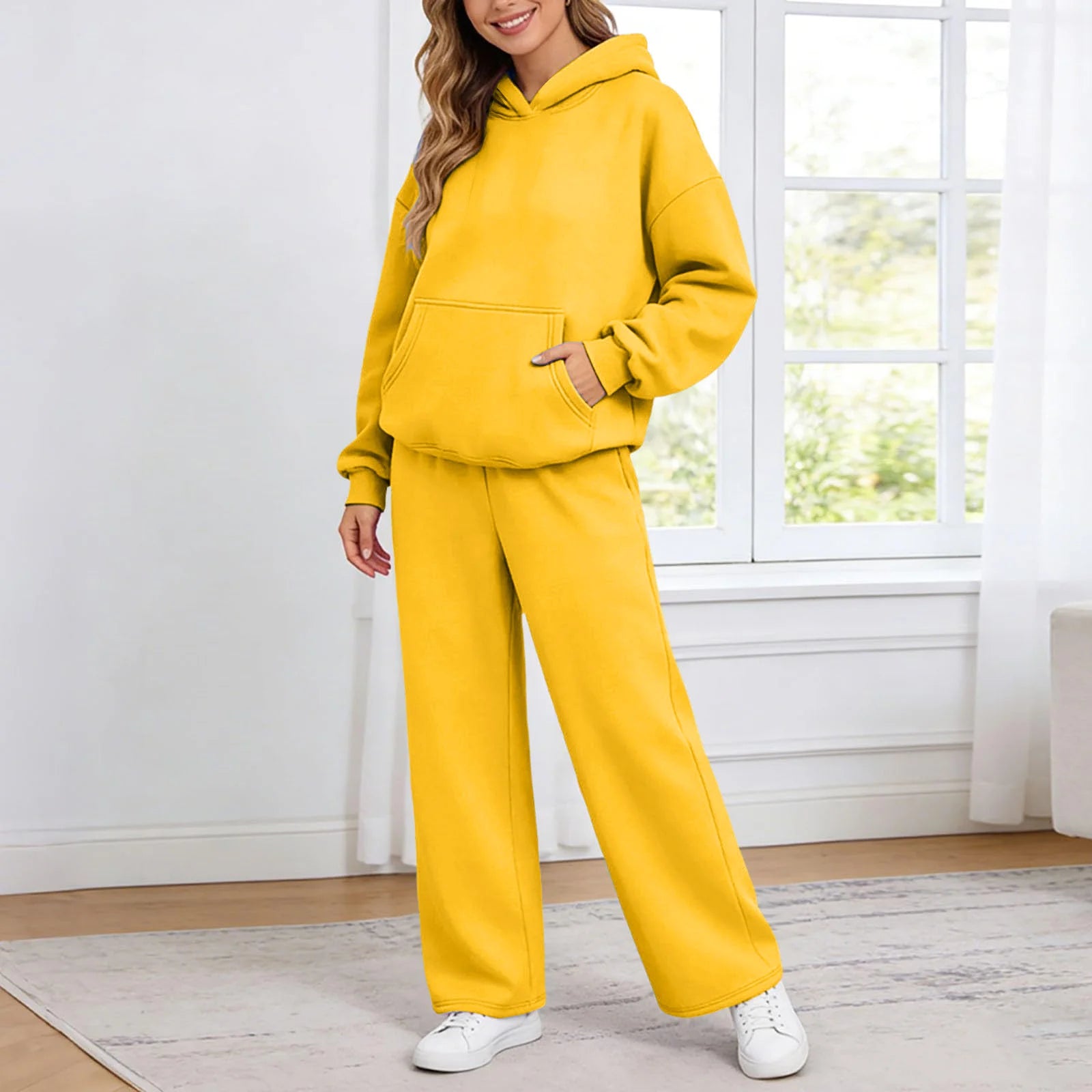 Women Jogging Bottoms Hoodie Tracksuit Sports Trousers Leisure Suit Set Hoodie Sweat Jacket Jogging Suit With 1940s Jumpsuit