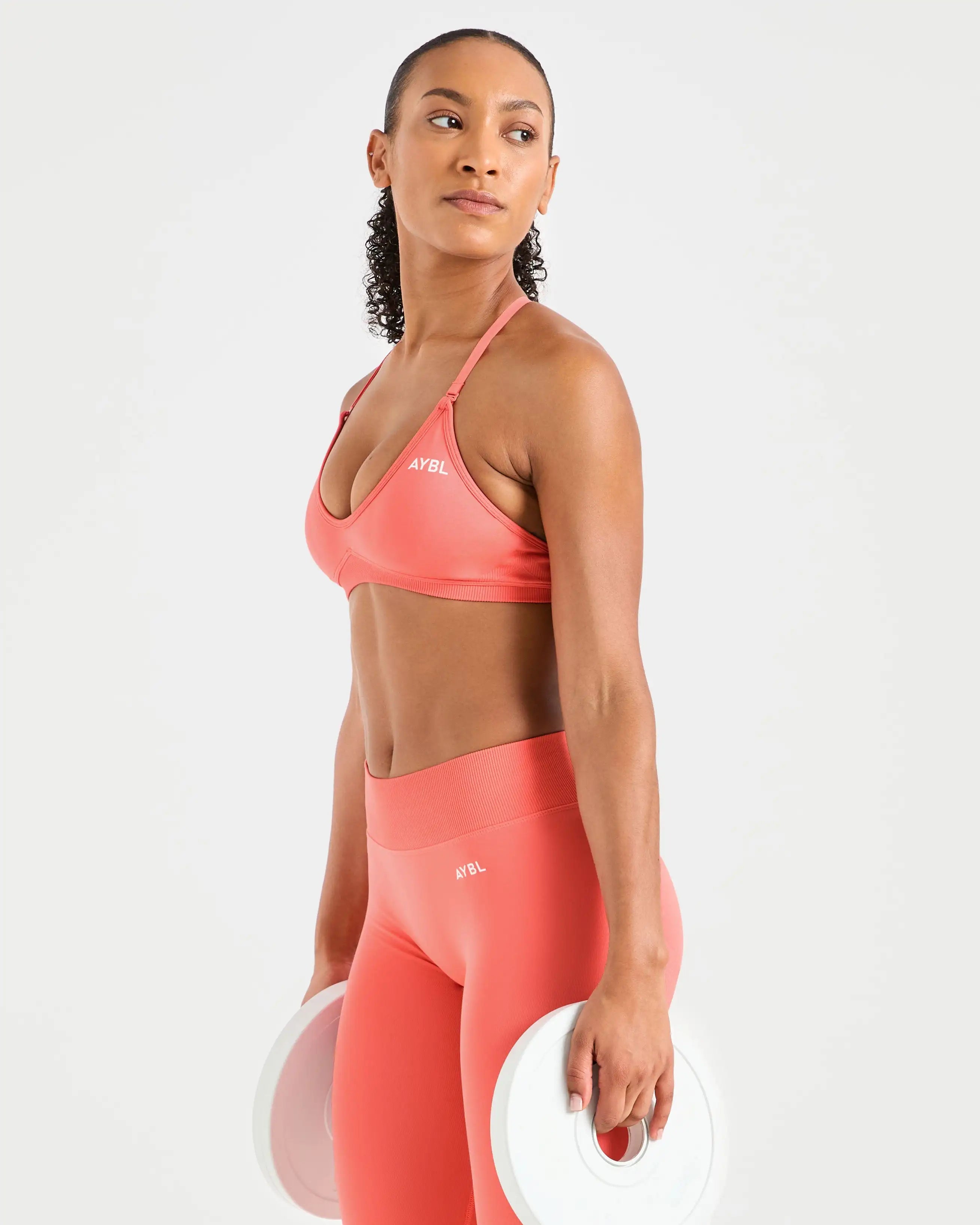 2 Pieces Set Adapt Seamless Strappy Sports Bra Leggings Set Yoga Fitness Set Women Workout Running Sports Leggings Gym Suit - ATFH