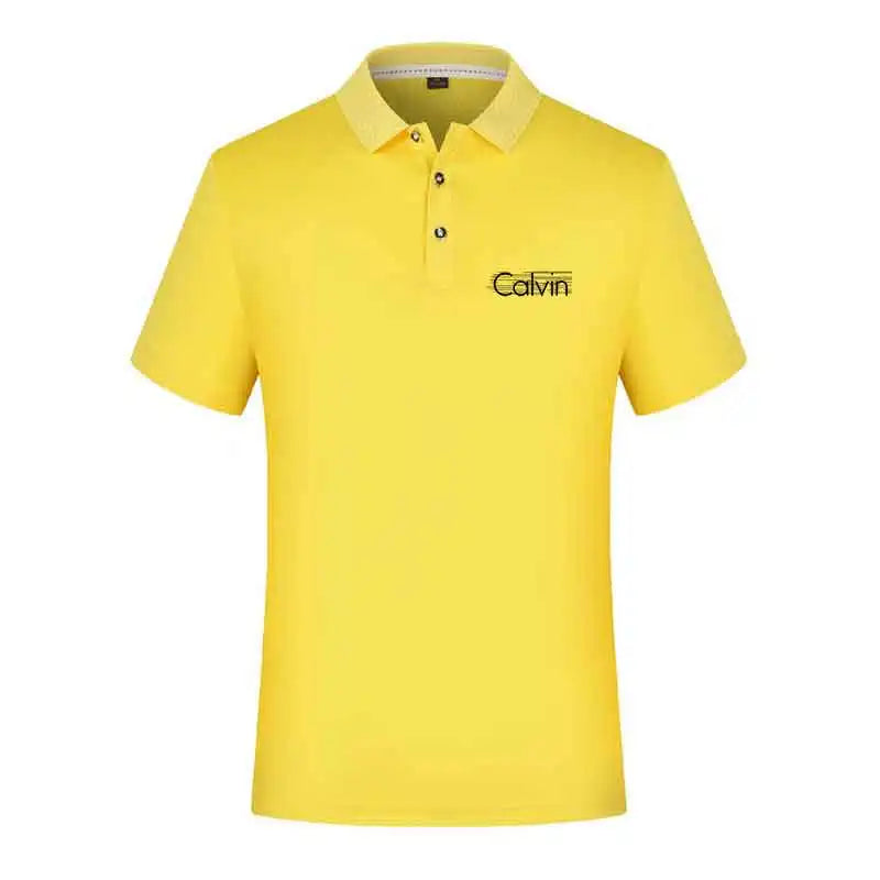 Summer Men and Women Daily Wear Business Casual Polo Shirt with Turned-Up Collar Short Sleeve Men Top Outdoor Baseball Polo Wear