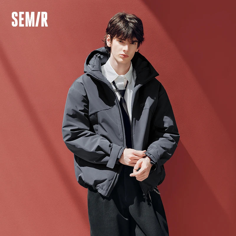 Semir Men Down Jacket 2026 New Winter Daily Wear Urban Casual Style Cold Weather Layering Everyday Wardrobe Comfort Fit