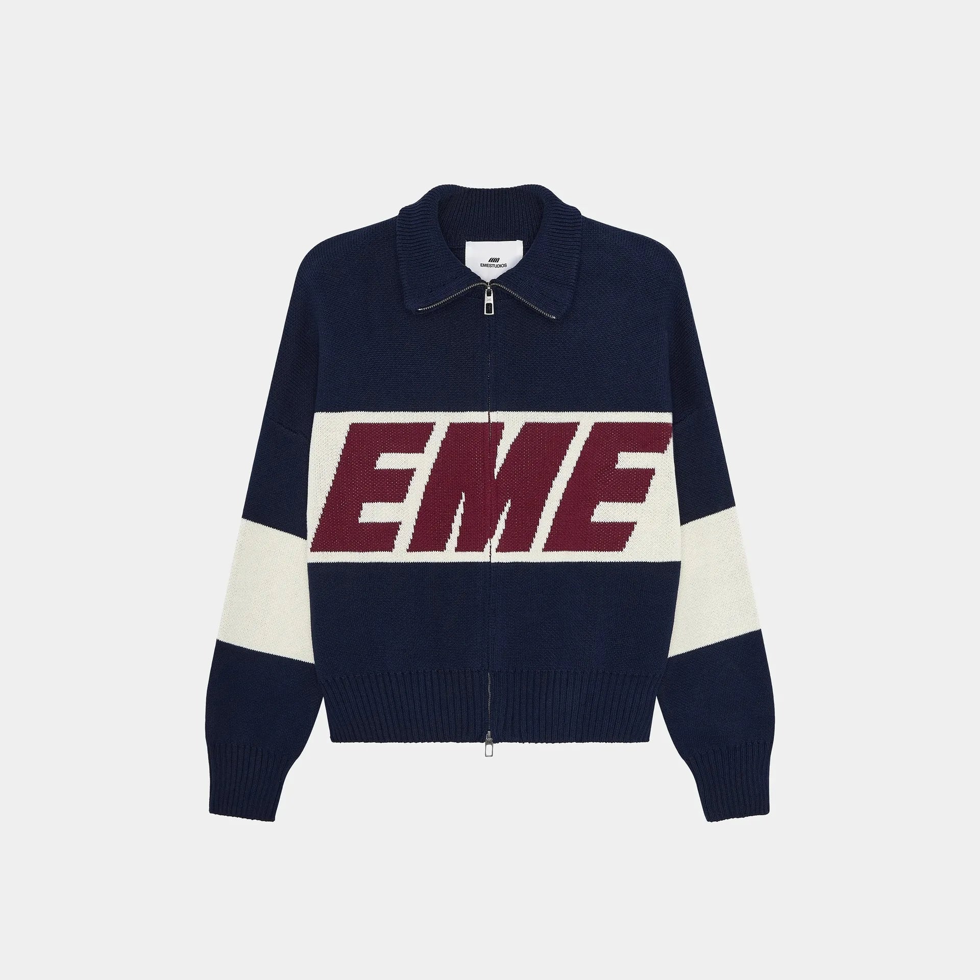 Zekye Knitted sweater with letter pattern, long sleeved high street loose sweater, European and American spicy girl style - ATFH